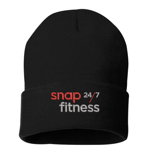 Snap Fitness - 12 Inch Beanie - Red/Grey Thumbnail